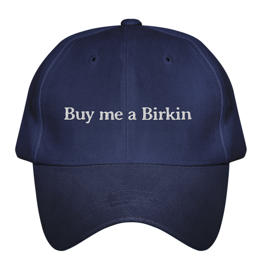 BUY ME A BIRKIN cap (blue)