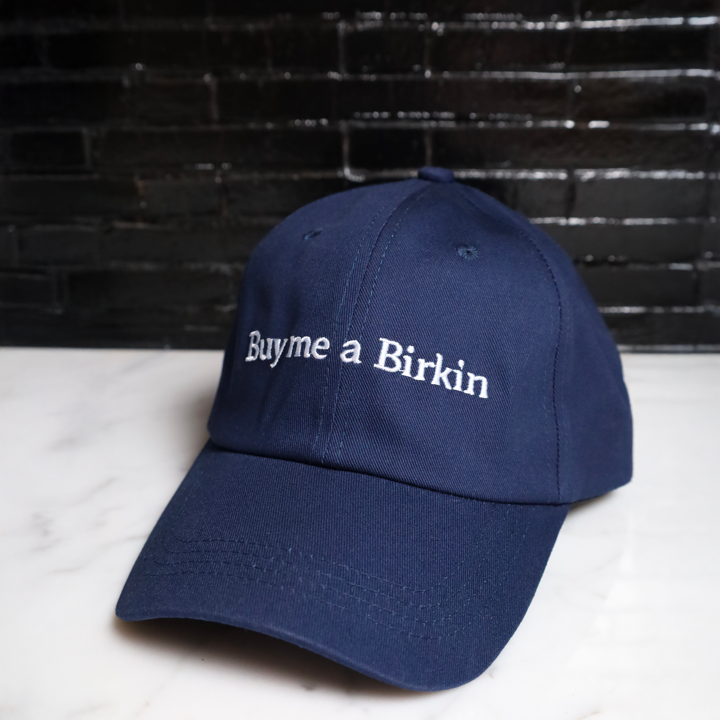 BUY ME A BIRKIN cap (blue)