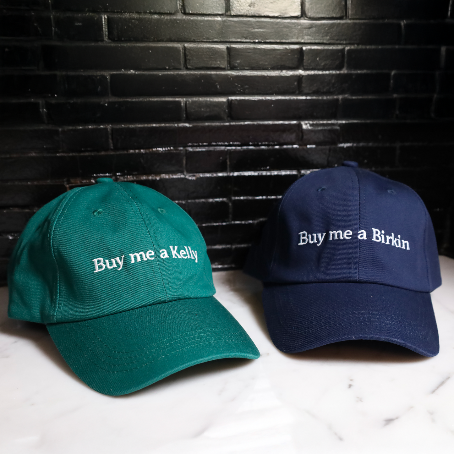 BUY ME A BIRKIN cap (blue)